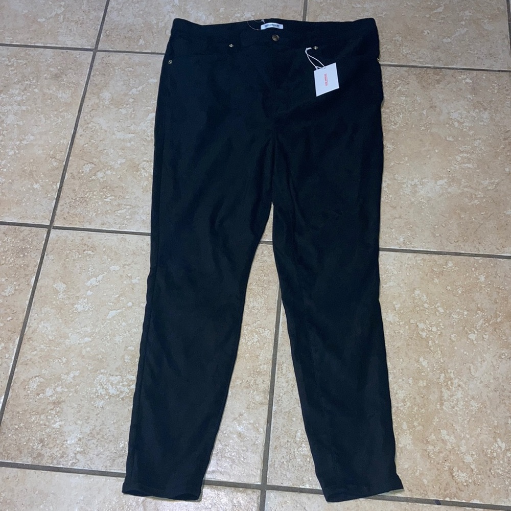 Good American Good Legs Velour Pants Size 16 NWT